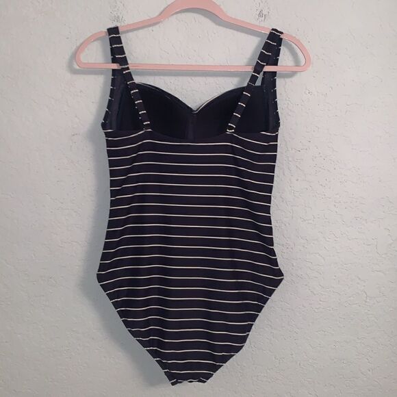 Bond - eye Australia Swimsuit One Piece Striped Niptuck Size 8 - Picture 2 of 8